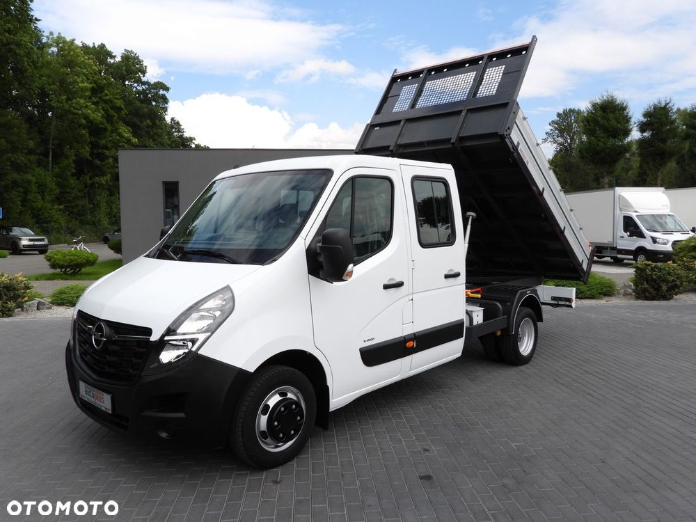 Opel MOVANO WYWROTKA PODWÓJNA KABINA DOKA 7 MIEJSC LEDY BLIŹNIACZE KOŁA KLIMATYZACJA  145KM - 18