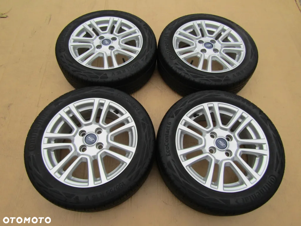 4x Felgi Koła 16 Ford KA + Plus Fusion Focus Fiesta MK7 MK8 + Opony 195/55 - 3