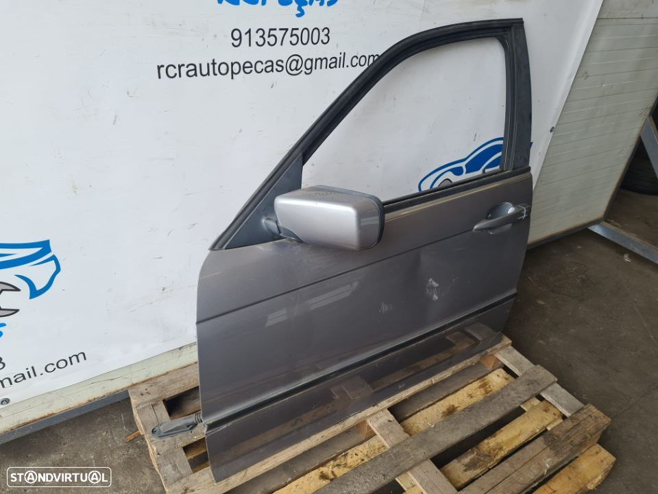 PORTA FRENTE FRONTAL ESQUERDA BMW SERIE 3 E46 FECHO ELEVADOR MOTOR PUXADOR VIDRO - 2