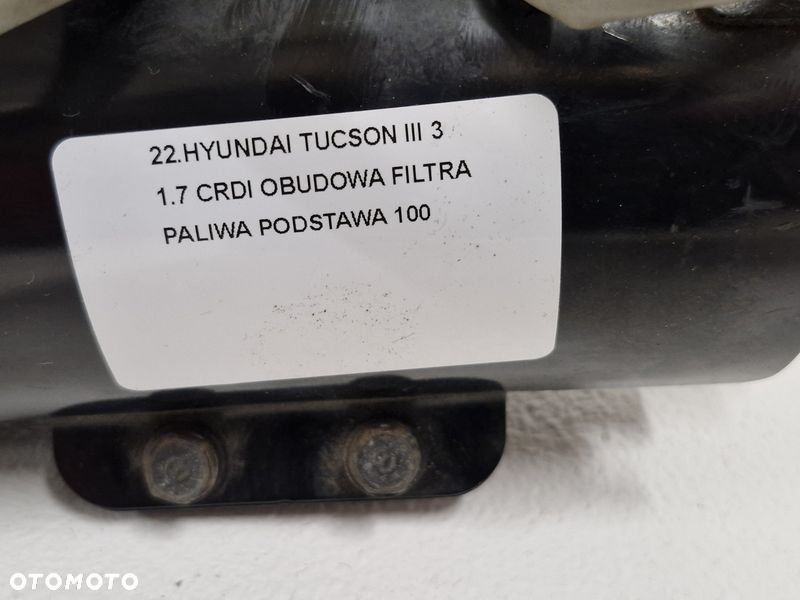 HYUNDAI TUCSON III 3 1.7 CRDI OBUDOWA FILTRA PALIWA PODSTAWA - 6
