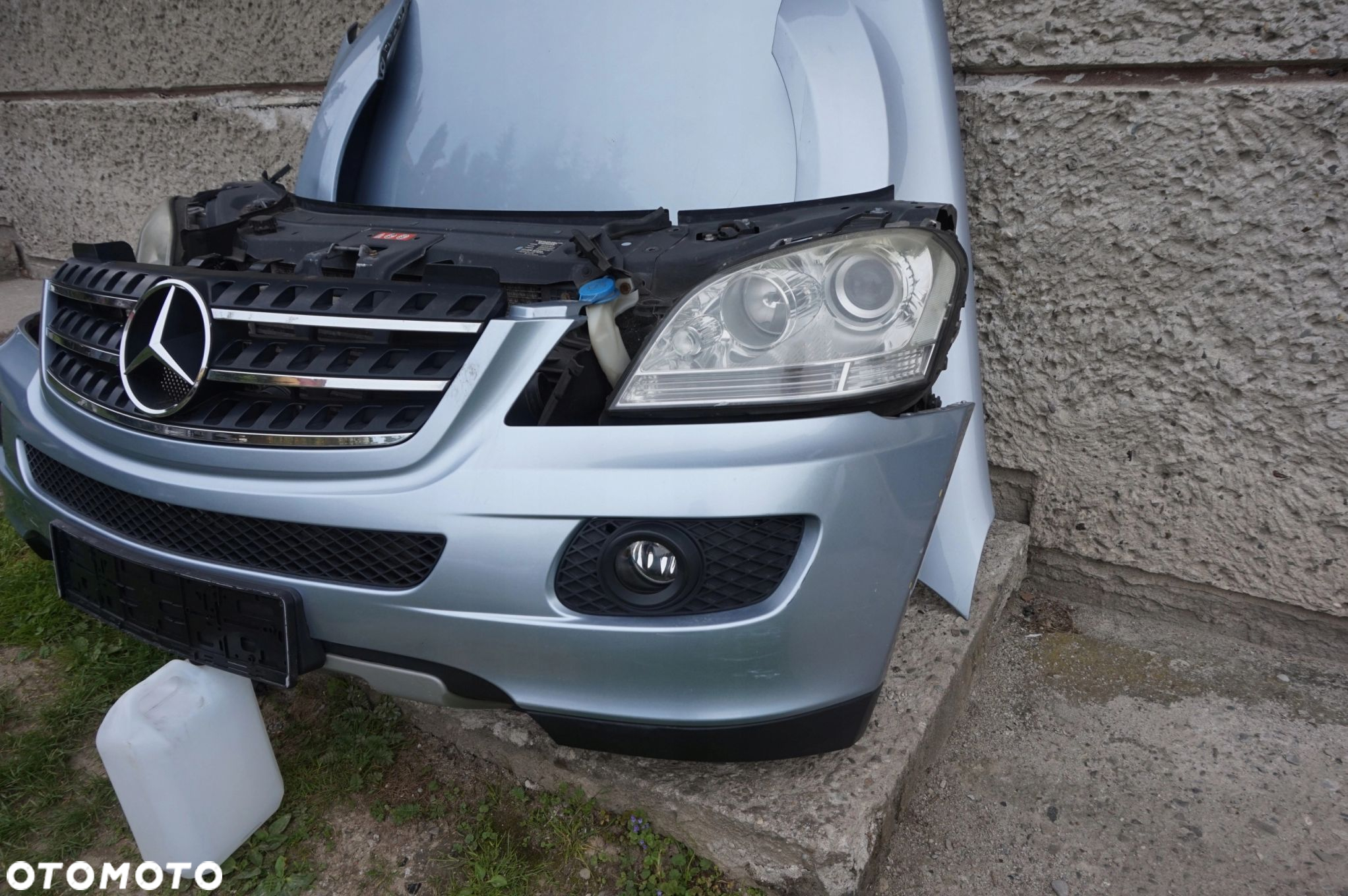 ZDERZAK MASKA LAMPA KOMPLETNY PRZÓD MERCEDES W164 - 3