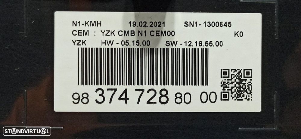 QUADRANTE CITROEN JUMPY FUGÓN CLUB XL - 3