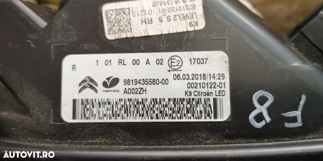 Faruri Led Citroen Peugeot 9819435680 9819435580 2017-2021 - 3