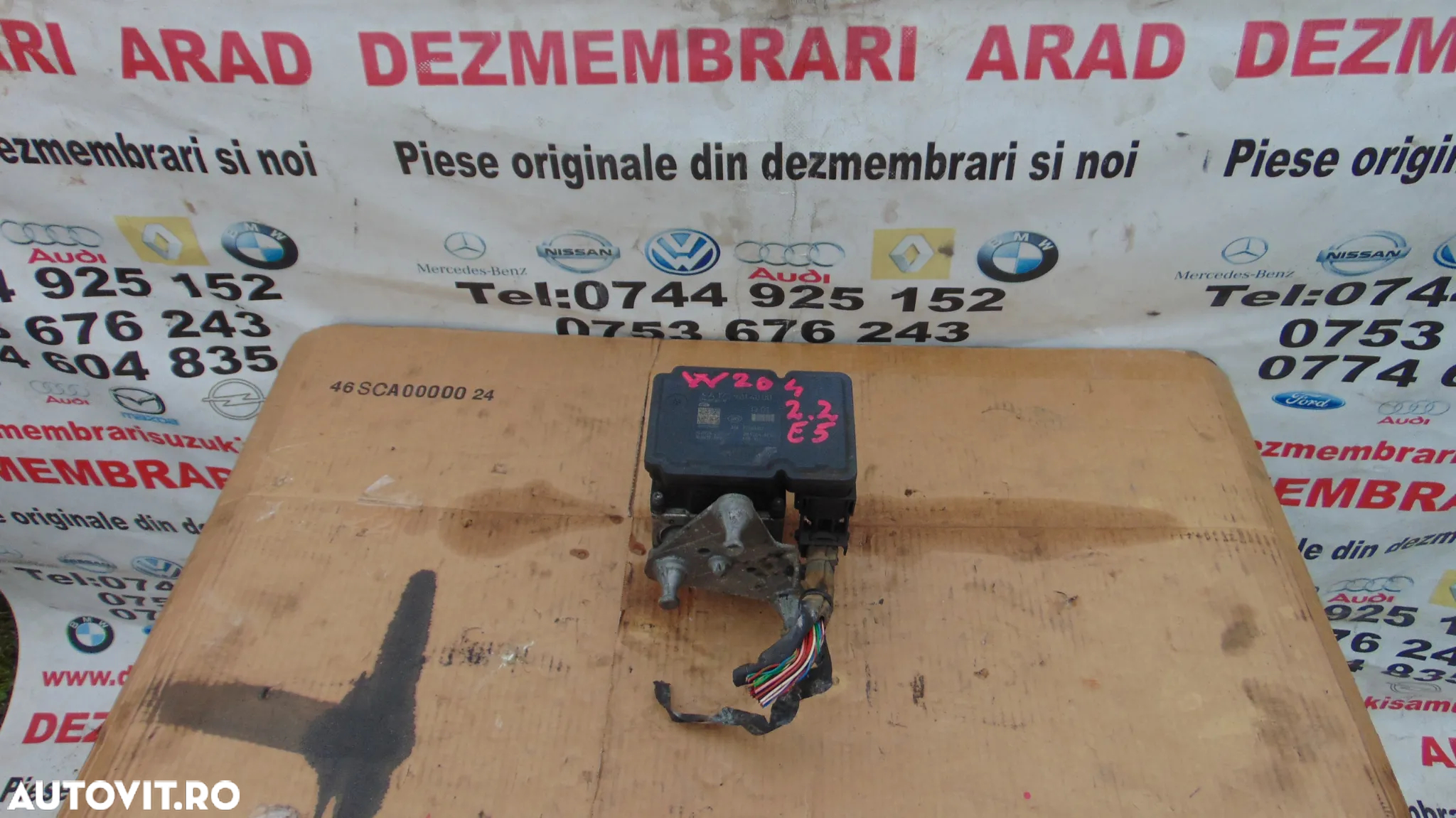 Modul abs Mercedes c class w204 2007-2014 pompa abs ecu calculator abs dezmembrez - 3