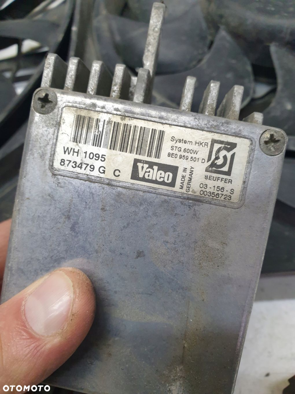 WENTYLATORY CHŁODNICY AUDI A4 B6 8E0959501D 4B0121205A - 6