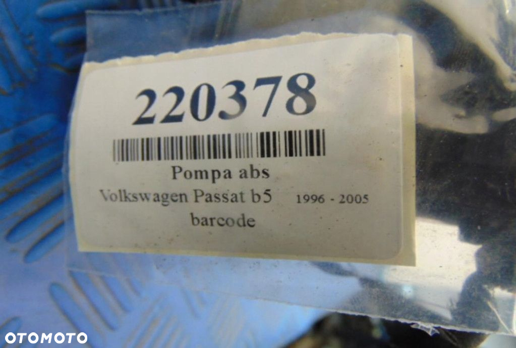VOLKSWAGEN PASSAT B5 LIFT 1.9TDI POMPA ABS 0265950055 - 7