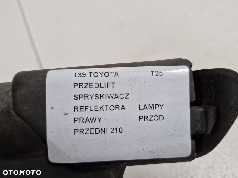 toyota avensis t25 przedlift spryskiwacz lampy reflektora prawy przód przedni - 2
