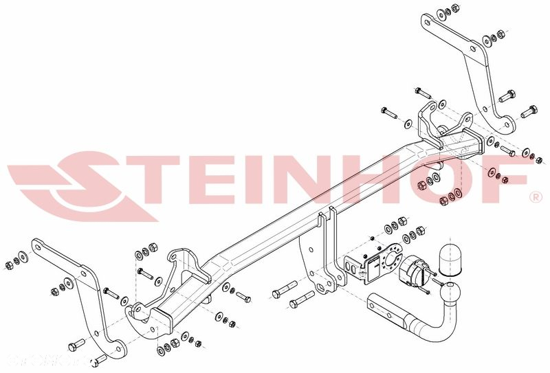 Hak Holowniczy + MODUŁ 7PIN do Peugeot 5008 II od 2017 - 2