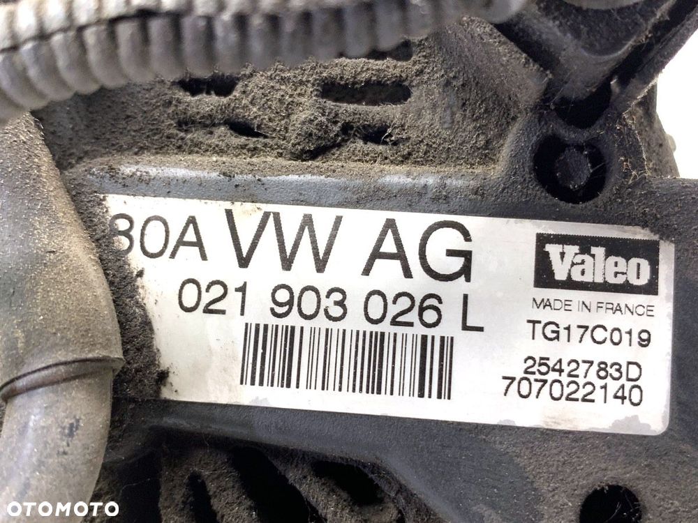 ALTERNATOR  VW PASSAT B6 (3C2) 2005 - 2010 1.9 TDI 77 kW [105 KM] olej napędowy 2005 - 2010 - 5