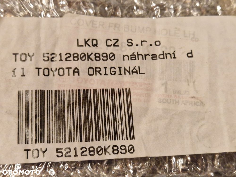 TOYOTA HILUX 2020- 52128-0K890 Kratka ZDERZAK LEWA NOWA ORYGINAŁ - 5
