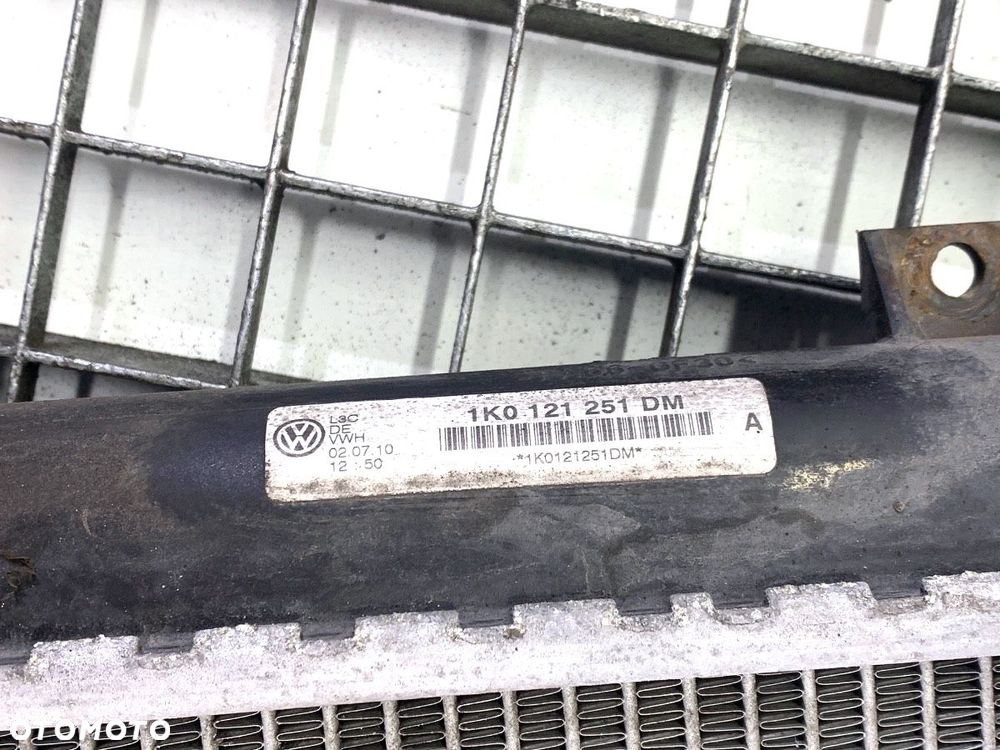 CHŁODNICA WODY  VW CADDY III Nadwozie pełne/minivan (2KA, 2KH, 2CA, 2CH) 2004 - 2015 1.6 TDI 75 kW - 4