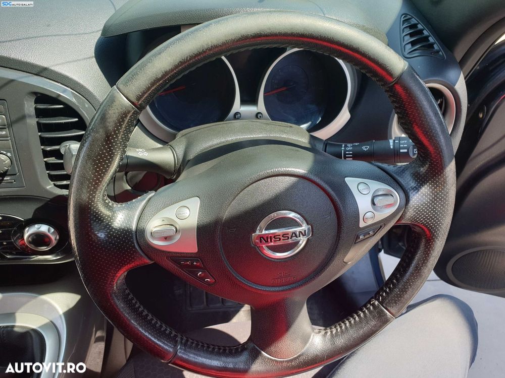 Volan Piele Perforata 3 Spite FARA Airbag cu Uzura Nissan Juke F15 NFL Non Facelift 2010 - 2014 [K6339] - 4