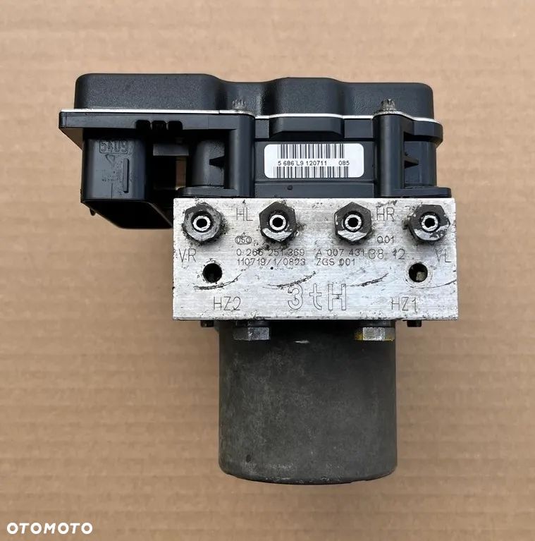 POMPA ABS HAMULCOWA STEROWNIK MERCEDES SPRINTER W906 VW CRAFTER A0074313812 0265251369 0265951522 ORYGINAŁ GWARANCJA - 1