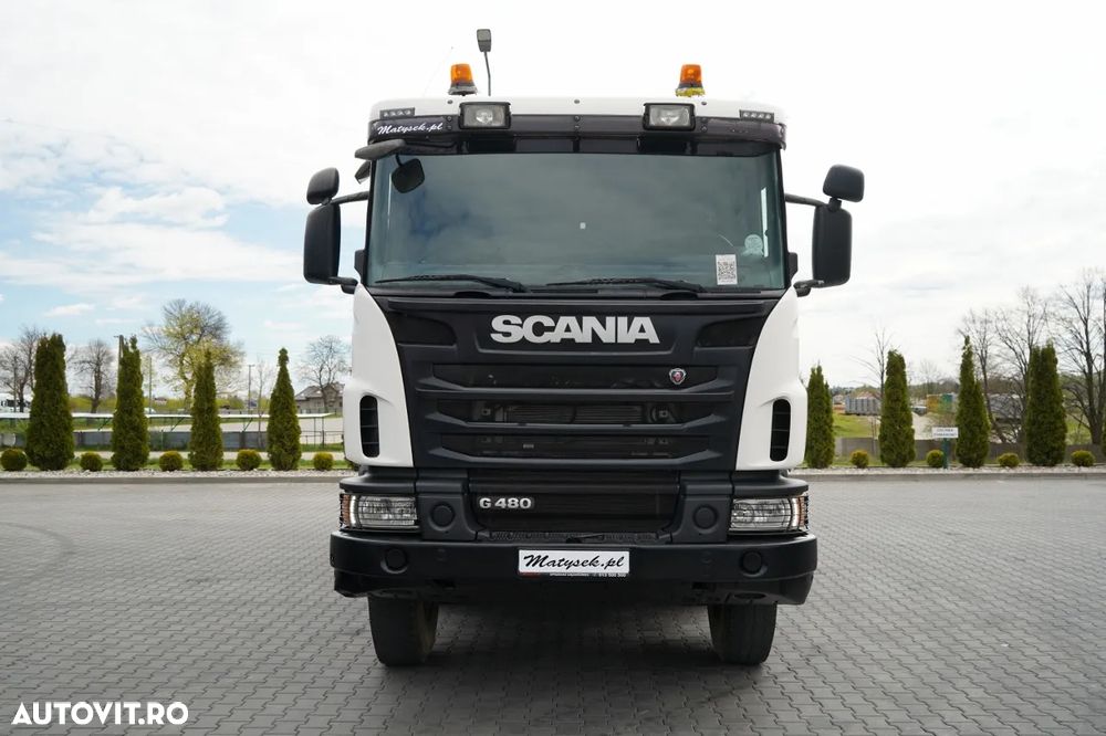 Scania G 480 / 8x4 / BASCULATOR / HIDROBRAT / BORDMATIC / MANUAL - 17
