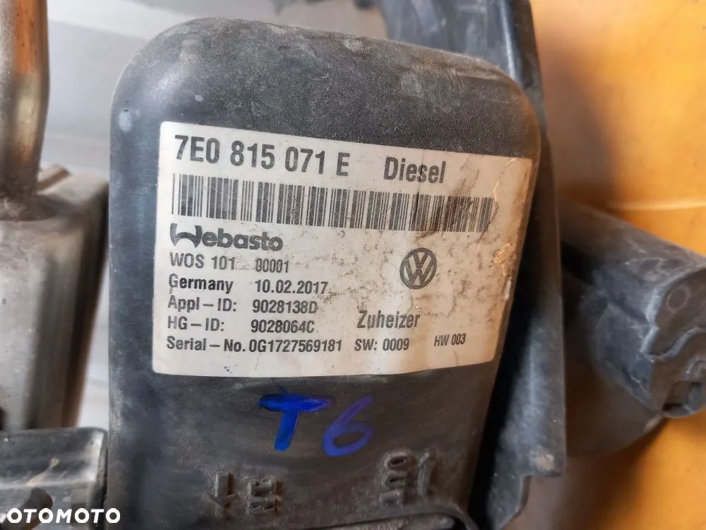 webasto ogrzewanie postojowe vw multivan caravelle t6 2017r 7e0815071e - 5