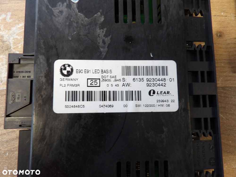 BMW - E87 - MODUŁ , STEROWNIK ŚWIATEŁ - 9230448 - 2