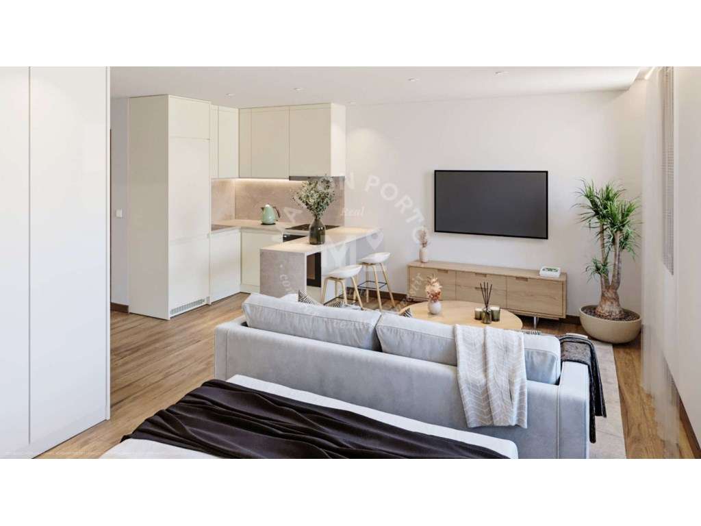 Apartamento T0 próximo a Estação de Metro de São Gens, Matosinhos - Grande imagem: 3/10