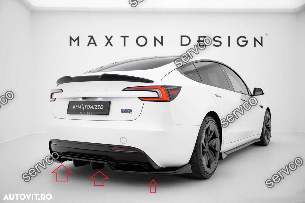 Prelungire bara spate Tesla Model 3 Performance Mk1 2023- v7 - Maxton - 4