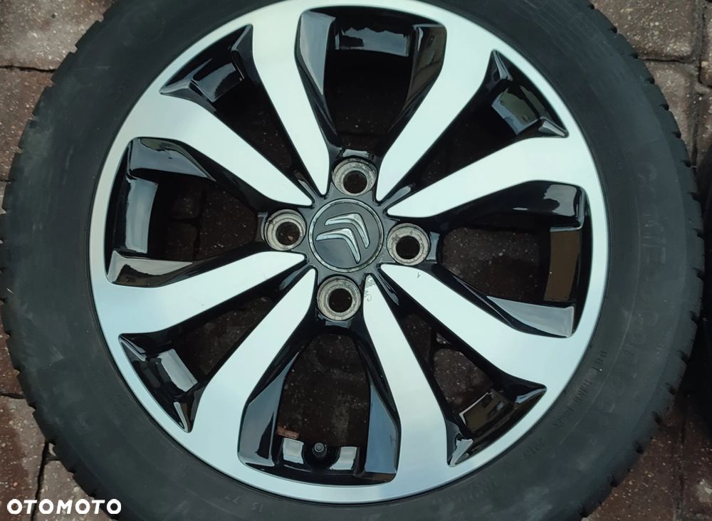 Koła Felgi Aluminiowe Oryg. Citroen C1 Peugeot 108 Toyota Aygo 15 Cali 4x100 4,5Jx15 Et35 Ø54,1mm Continental 165/60/15 2015r 5,8-6,5mm Starogard Gdański - 6