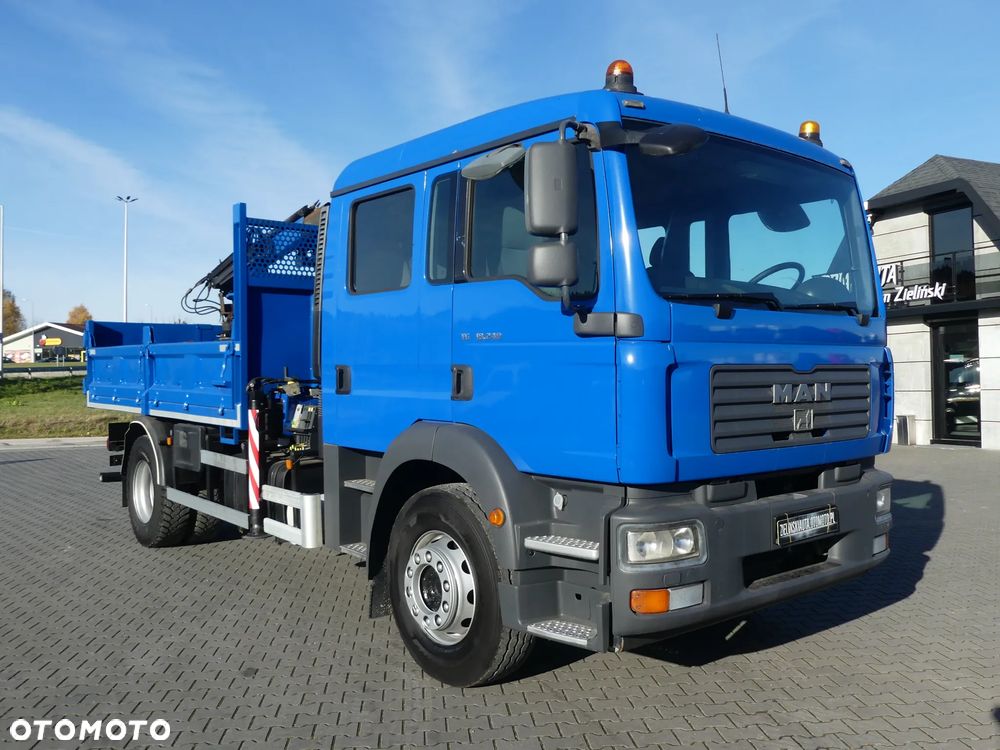 MAN TGM 18.240 / WYWROTKA + HDS / ŁYŻKA / DOKA / DŹWIG / - 12