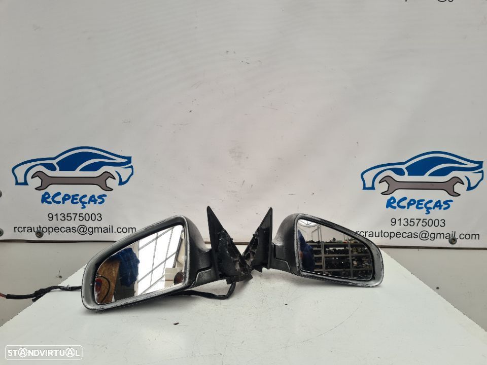 ESPELHO RETROVISOR ESQUERDO DIREITO AUDI A3 8P 8P1858532K 8P1858532 8P1858531K 8P1858531 ELETRICO AQUECIDO ESPELHOS RETROVISORES - 2