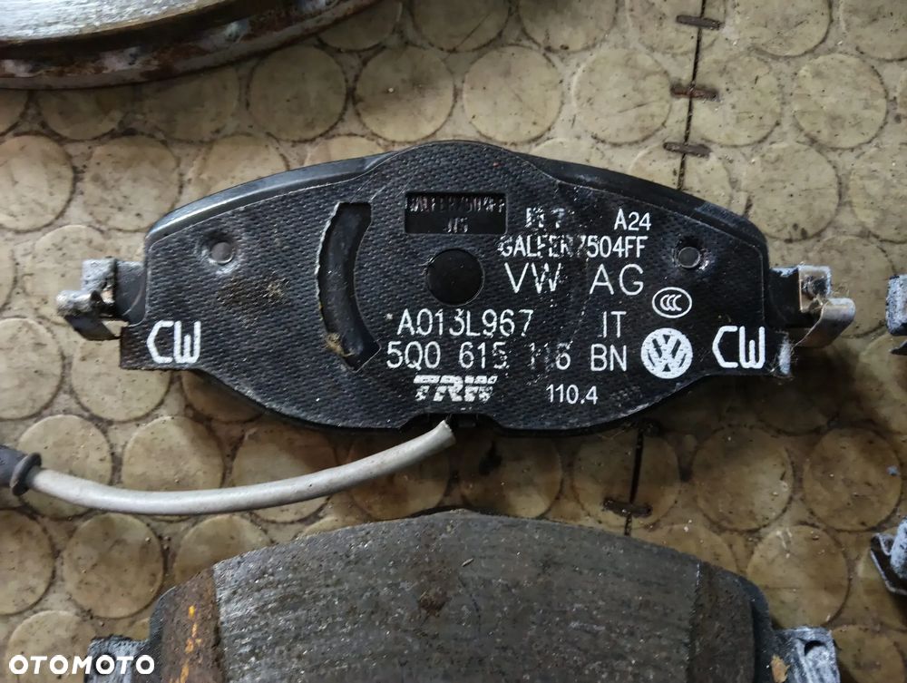 5Q0615115AP Tarcze klocki przod 312MM Audi A3 Q3 83A Passat B8 czesci - 3