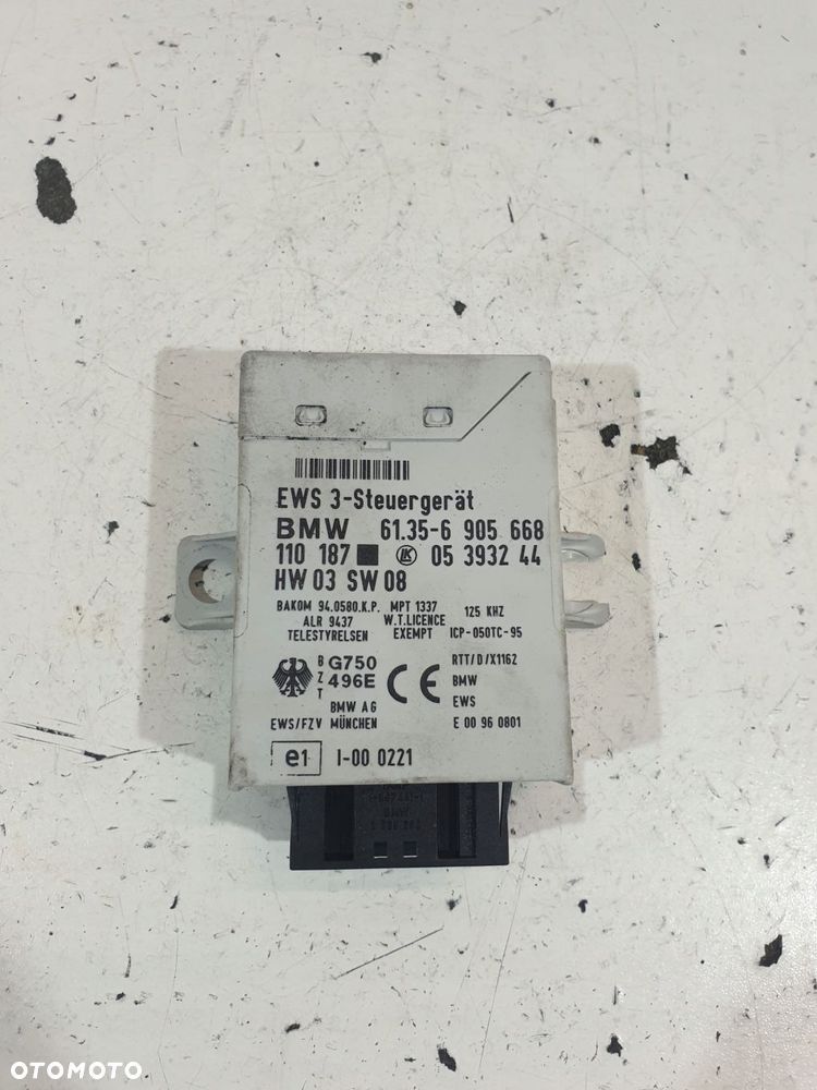 moduł sterownik ews immo 6905668 bmw 5 e39 525i eur - 1