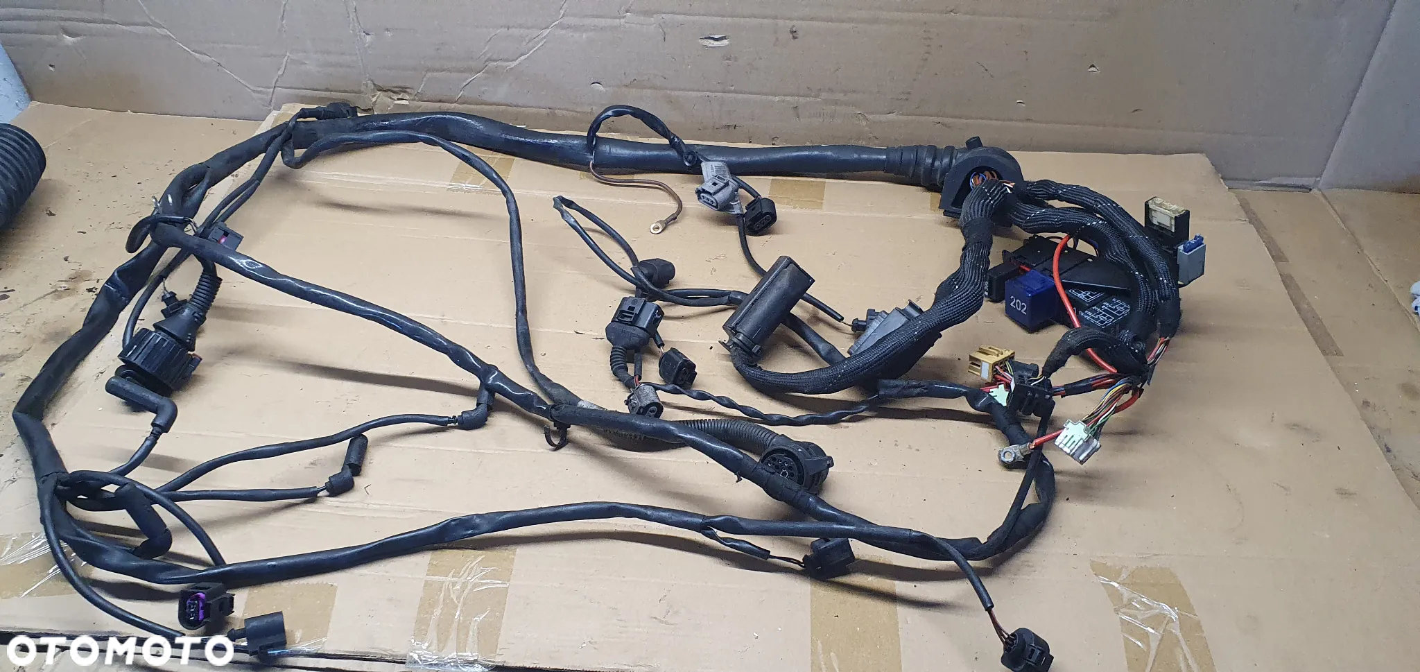 Wiązka instalacja silnika Audi A4 B6 1.9 TDI Automat 8E1971072NT - 7