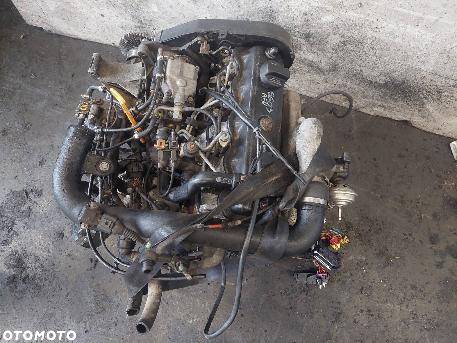 SILNIK DIESEL + POMPA WTRYSKI TURBO PASSAT B5 1.9 TDI AFN 028130115A - 7