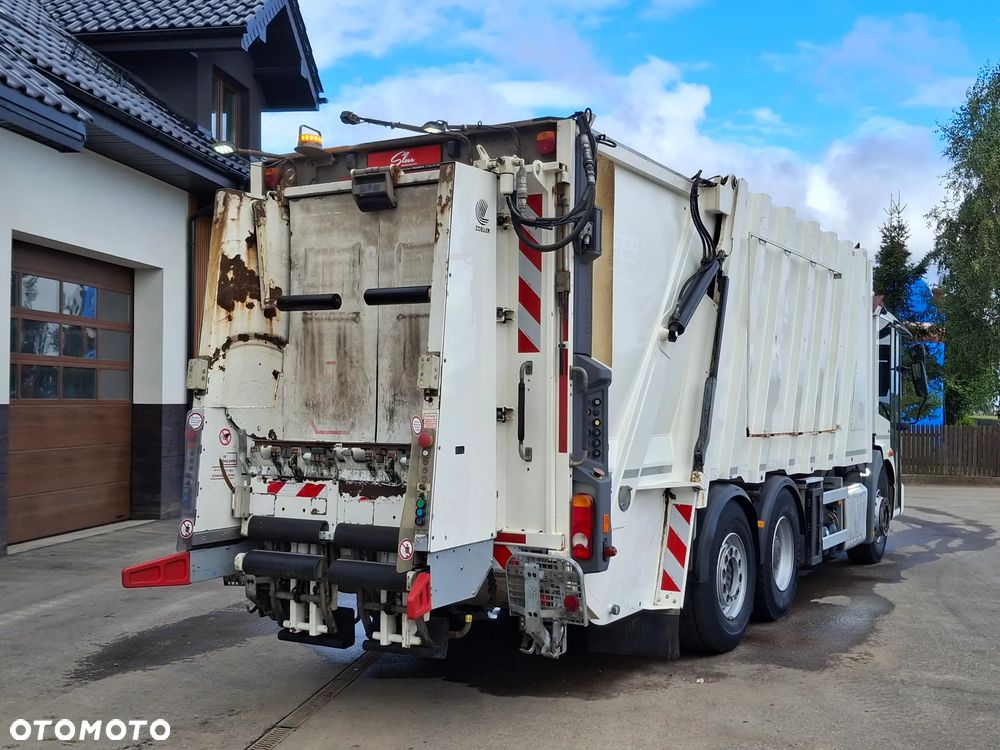 Mercedes-Benz Econic 2630 Śmieciarka Euro 6 FAUN Variopress 522 Zoeller 22m3 System MOBA Waga 3 Osie Tylna Oś Skrętna Zawieszenie Pneumatyczne Centralne Smarowanie Zabudowy - 2