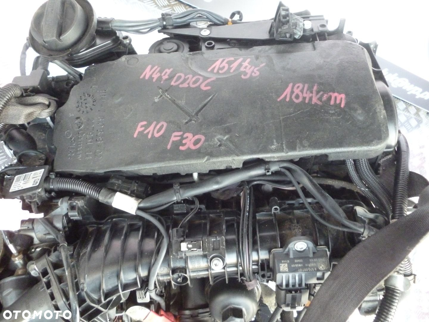 SILNIK KOMPLETNY BMW F10 520d 2.0D N47D20C 184KM 151 TYS - 2