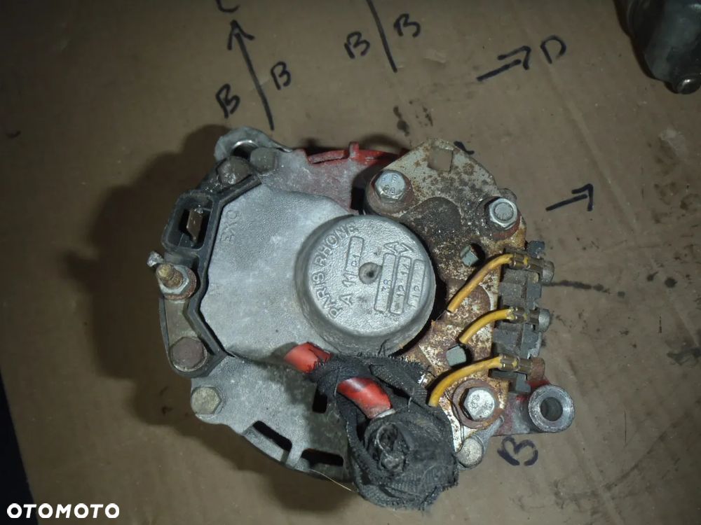 alternator koparka traktor TRAKTOREK kosiarka  ładowarka PARIS RHONE  A 11 P1 38A 12V - 18
