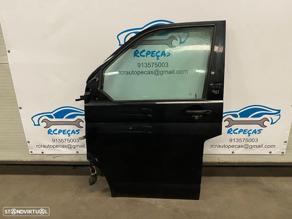 PORTA FRENTE ESQUERDA VW TRANSPORTER T5 T-5 T 5 TV T-V T V FECHO ELEVADOR MOTOR PUXADOR MOTOR - 1