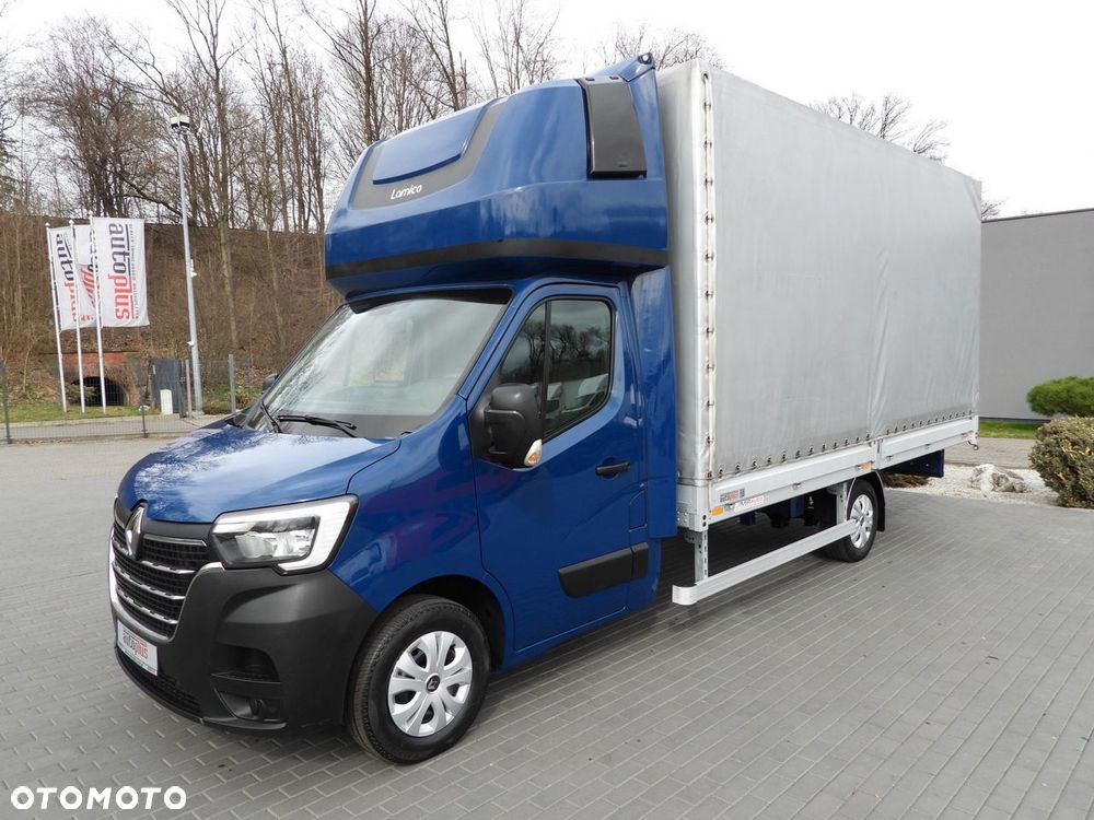 Renault MASTER PLANDEKA 10 PALET WEBASTO TEMPOMAT LEDY PNEUMATYKA KLIMATYZACJA  165KM - 7