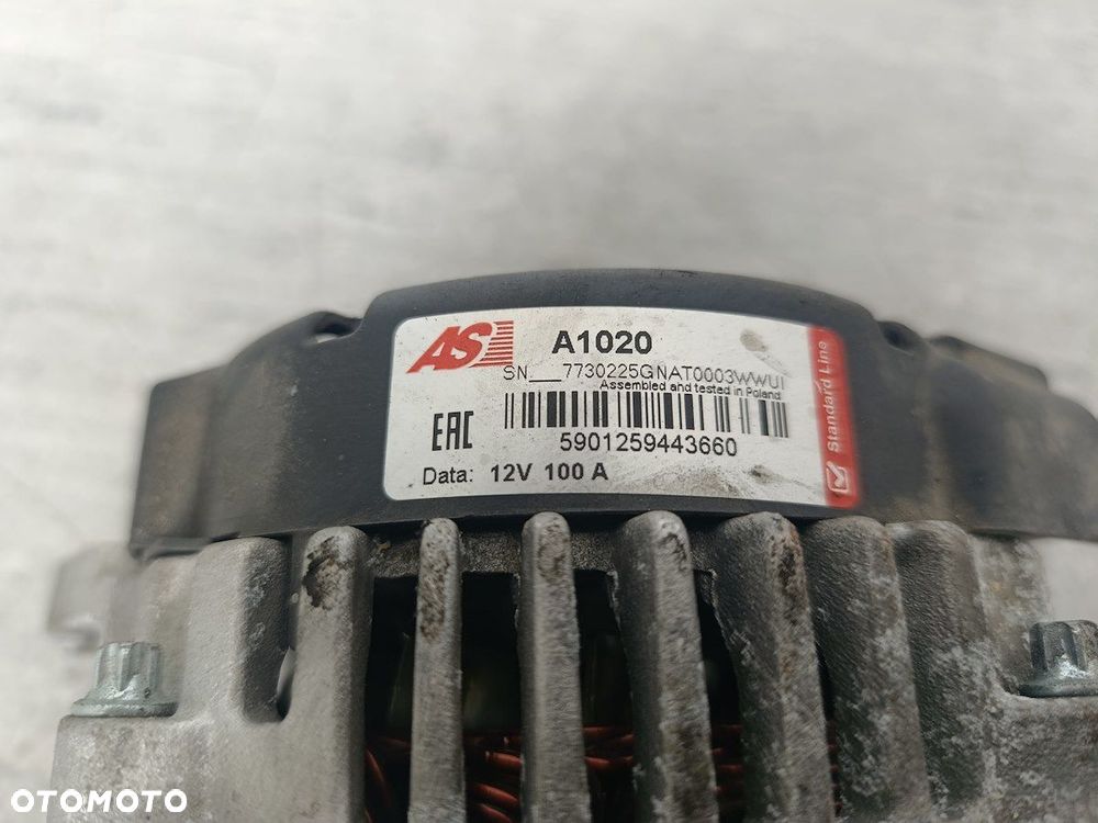 ALTERNATOR OPEL ASTRA H A1020 AS 1.7 CDTI - 5