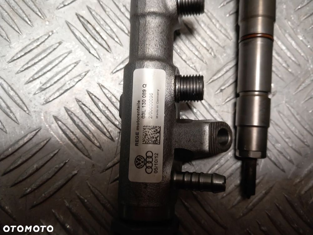 VW SKODA AUDI UKŁAD WTRYSKOWY 2.0 TDI KOMPLETNY 03L130089Q 03L130277J 03L130755AC - 3