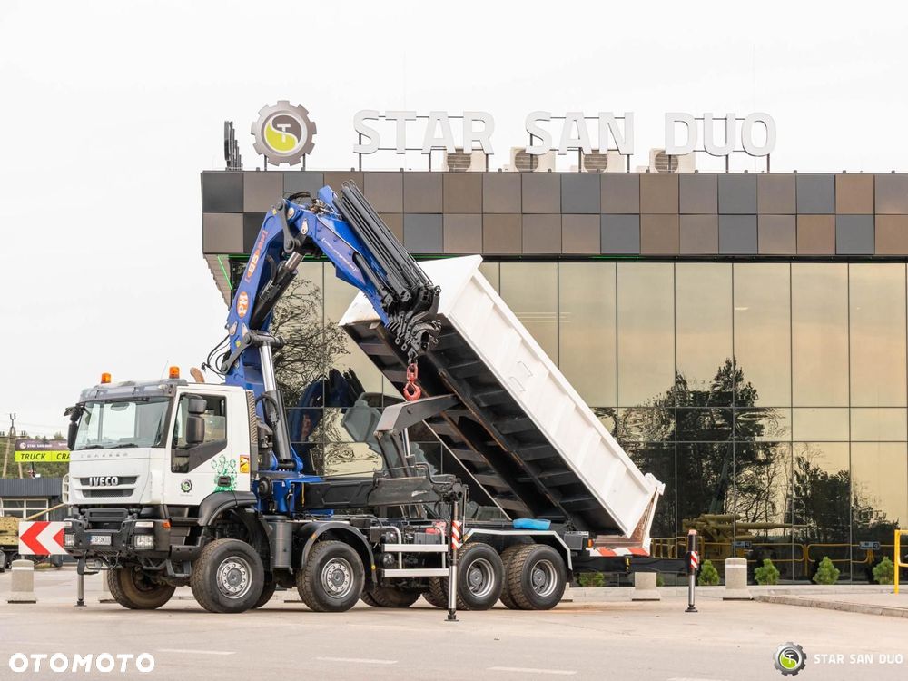 Iveco TRAKKER 450 8x8 PM 85SP HDS Żuraw Wywrotka - 4