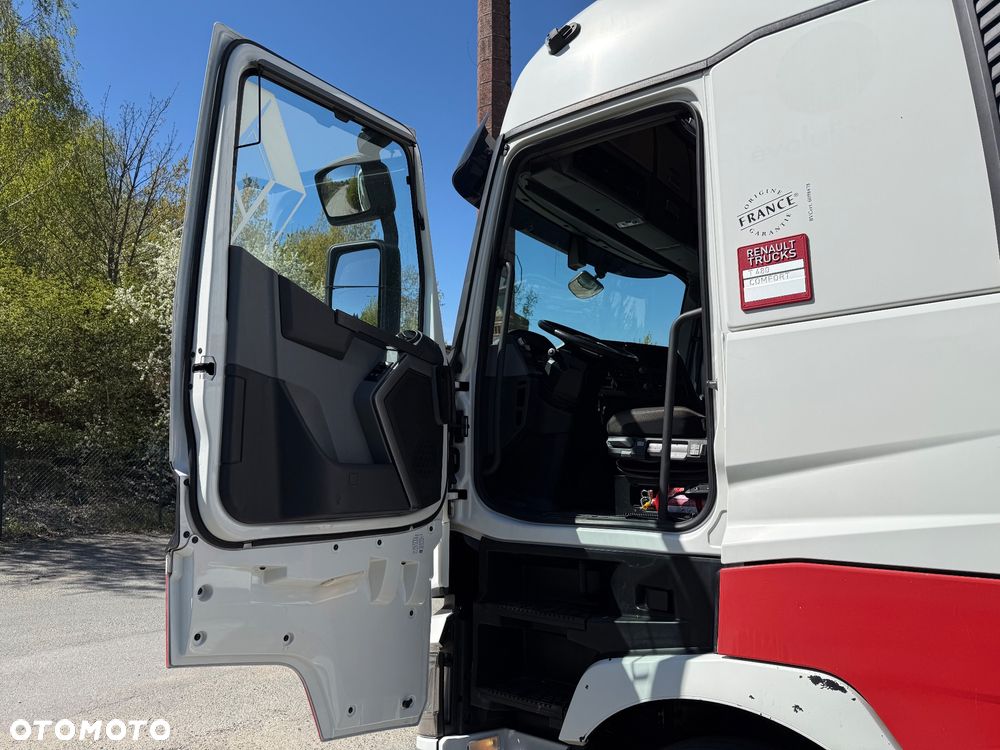 Renault T480 HIGH CAB* 01/2019* EU6* PO WYMIANIE SPRZĘGŁA, TURBO, KOMPRESORA* 2 BAKI* LODOWKA* ACC* KLIMA POSTOJOWA*TACHO GEN 2* Z FRANCJI* - 14