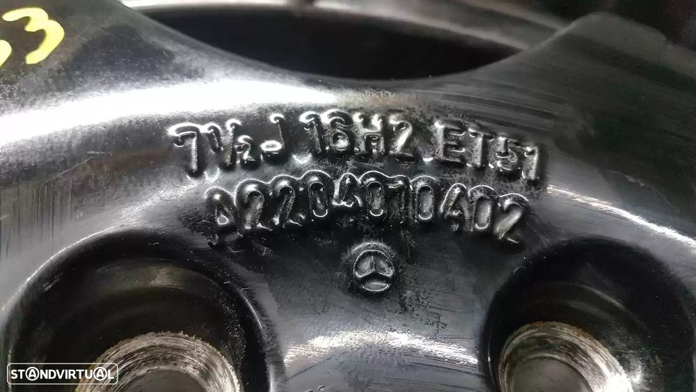 PNEUMATICO SUPLENTE MERCEDES-BENZ CLASSE S 2001 -A2204010402 - 2