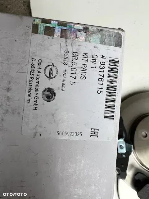 OPEL ASTRA III H NOWE GM Tarcze klocki hamulcowe przednie przód 280mm 4 śruby - 3