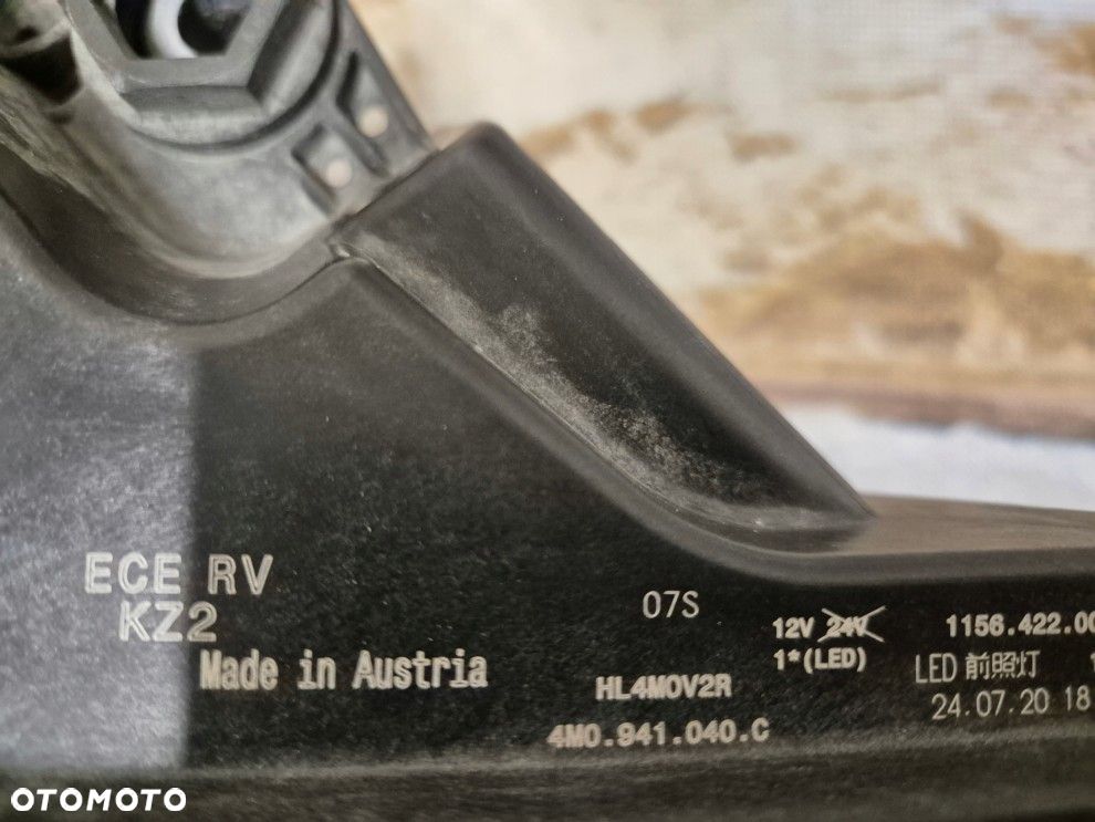 audi q7 lift 22\'\' 4m0 941 040c matrix led europa prawa - 6