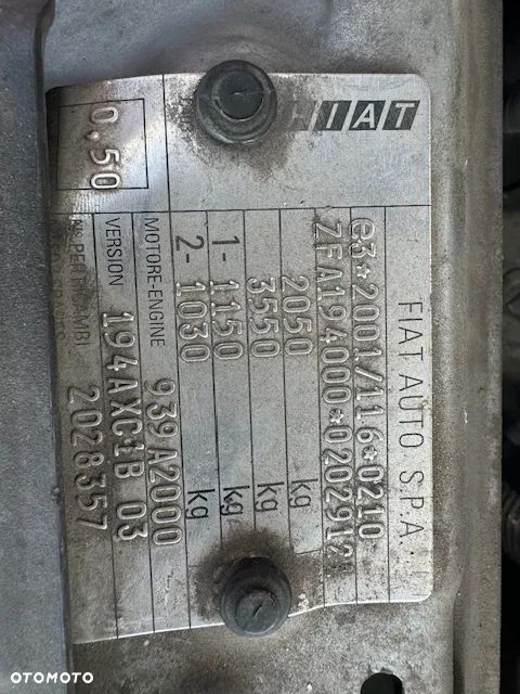 Silnik 1.9 JTD Fiat Croma 939A2000 kompletny mozliwosc odpalenia film - 2