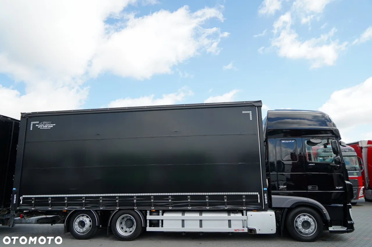 DAF XF 480 / KLIMATYZACJA POSTOJOWA /  ZESTAW TANDEM / 120 M3 / PRZEJAZDOWY / Wecon / 2019 / PO KONTRAKCIE SERWISOWYM - 17