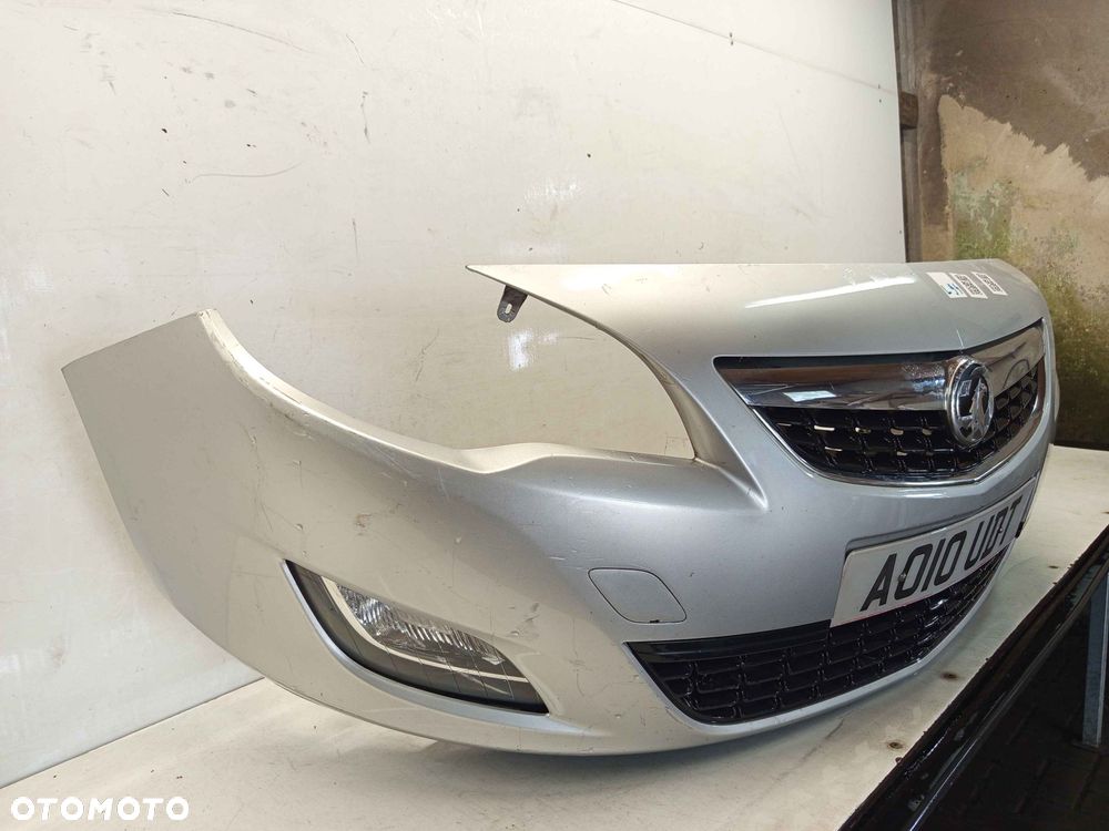 + ZDERZAK PRZÓD PRZEDNI OPEL ASTRA J 4 IV Z176 Z157 SREBRNY HALOGENY - 3