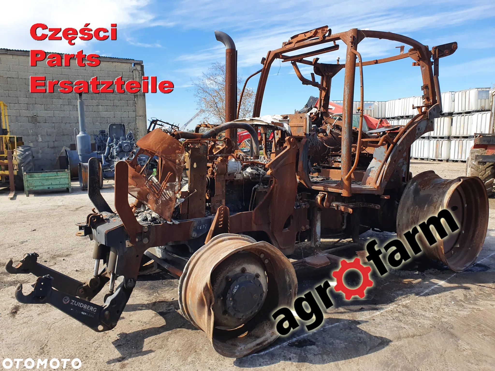 Case Maxxum 115 125 silnik skrzynia zwolnica most obudowa wał - 1