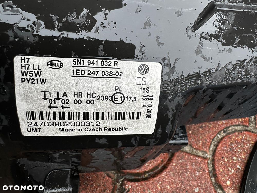 Przód Kompletny Maska Zderzak Lampy Wzmocnienie Chłodnice VW Tiguan I 2.0 TDI LC5C - 19