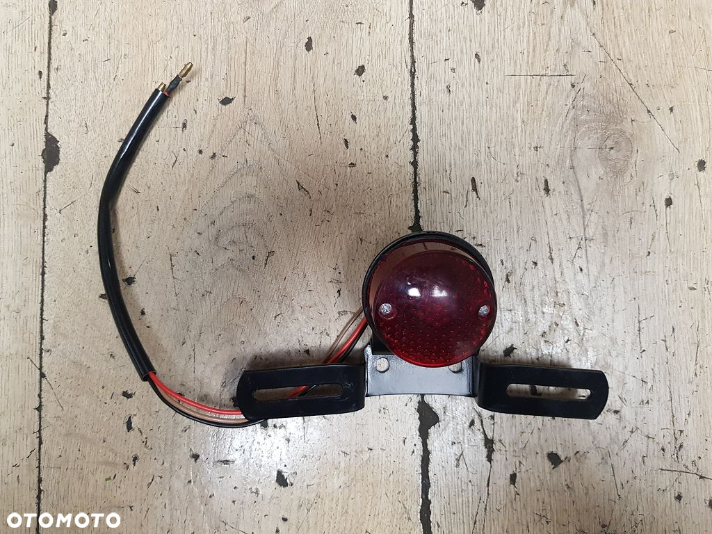 Lampa tył uchwyt tablicy Harley Cafe Racer Bobber Chopper Drag - 6