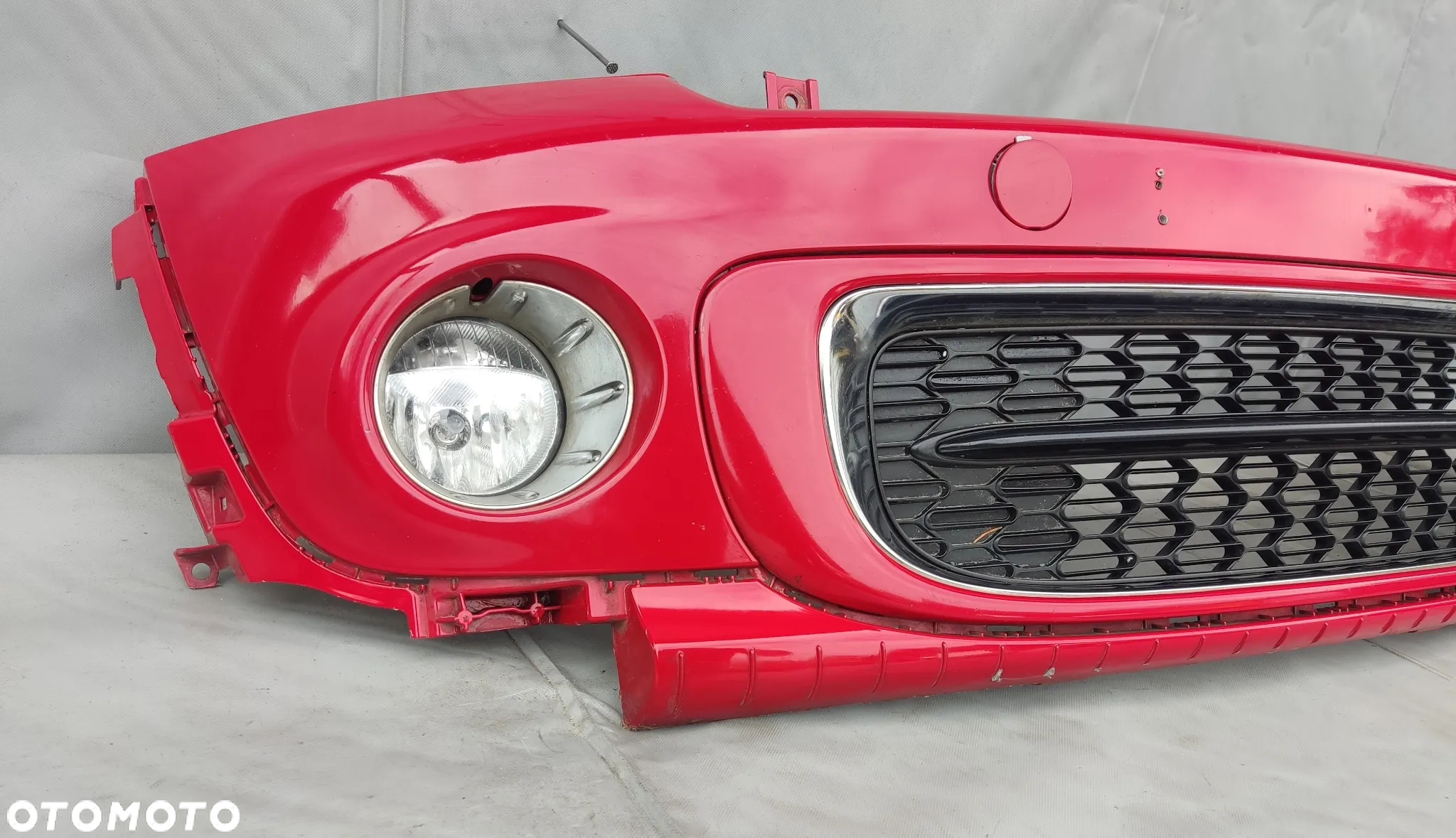 MINI COOPER R56 ZDERZAK PRZEDNI HALOGENY KRATKA GRILL - 2