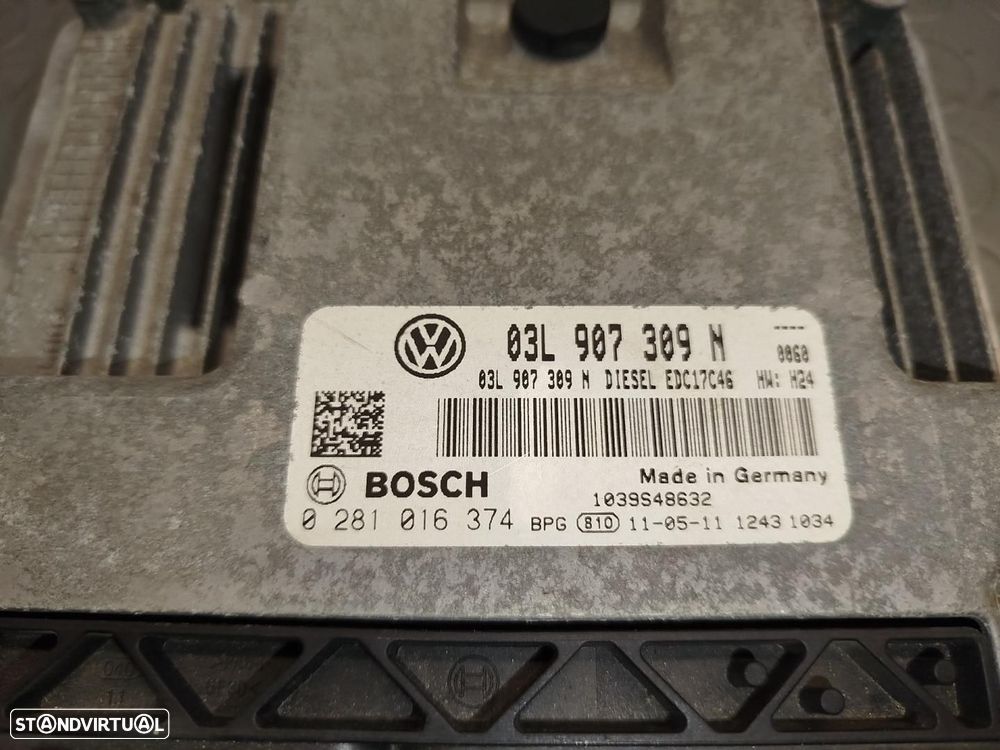 CENTRALINA DO MOTOR UCE VOLKSWAGEN TOURAN 1T3 - 4