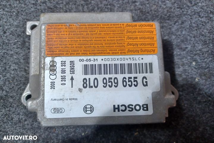 Calculator airbag 8L0959655G Audi A3 8L [facelift] [2000 - 2003] Hatc - 4